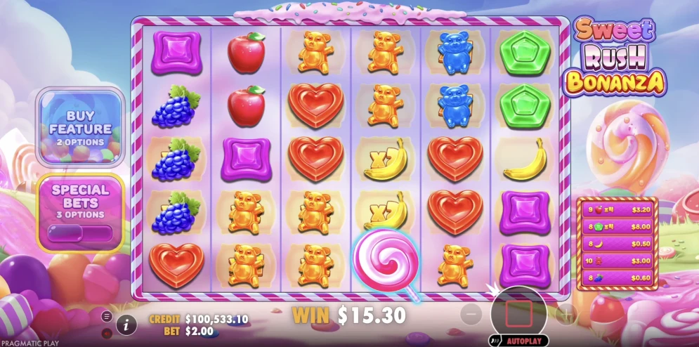 Sweet Rush Bonanza Slot
