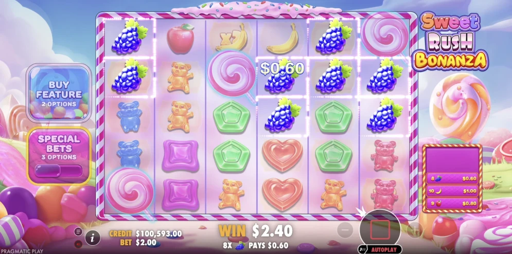 Sweet Rush Bonanza Slot
