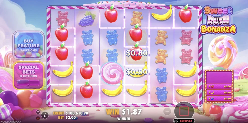 Sweet Rush Bonanza Slot