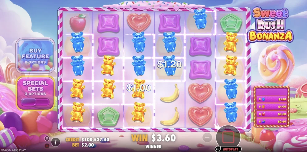 Sweet Rush Bonanza demo